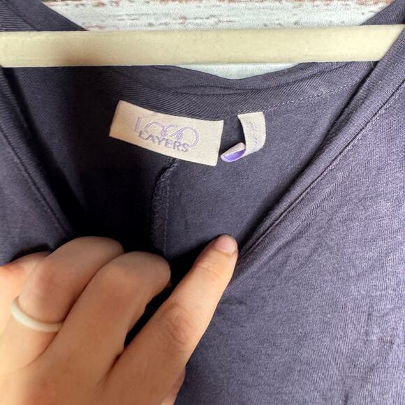 Loft White Open Front Cardigan Sweater Light Weight Long Sleeve Lg - Picture 3 of 3